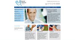 Desktop Screenshot of handandwristclinic.com